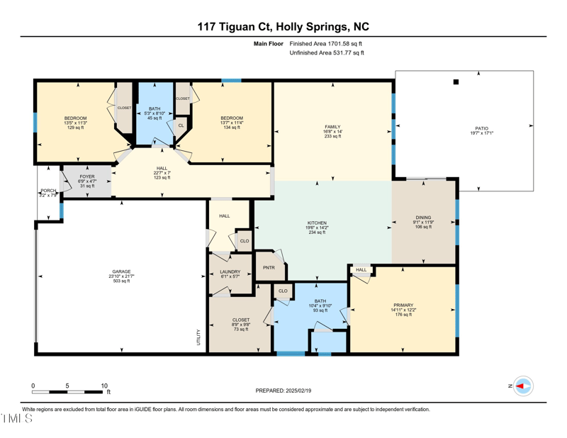 117 Tiguan Ct, Holly Springs, NC 27540