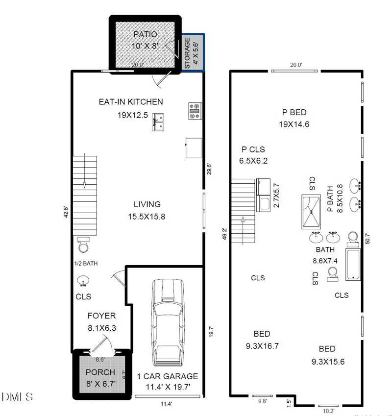 1174 Channel Drop Dr, Durham, NC 27703