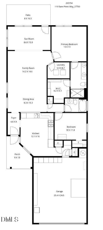 119 Dare Pines Way, Durham, NC 27703