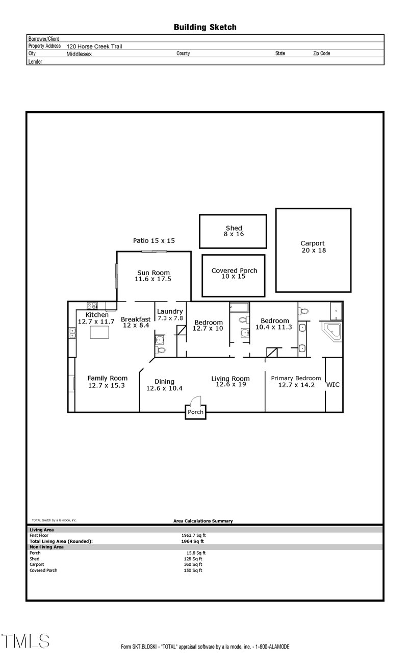 120 Horse Creek Trl, Middlesex, NC 27557