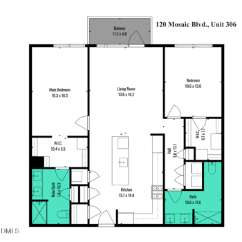 120 Mosaic Blvd #306, Pittsboro, NC 27312