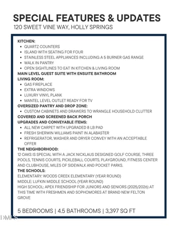 120 Sweet Vine Way, Holly Springs, NC 27540