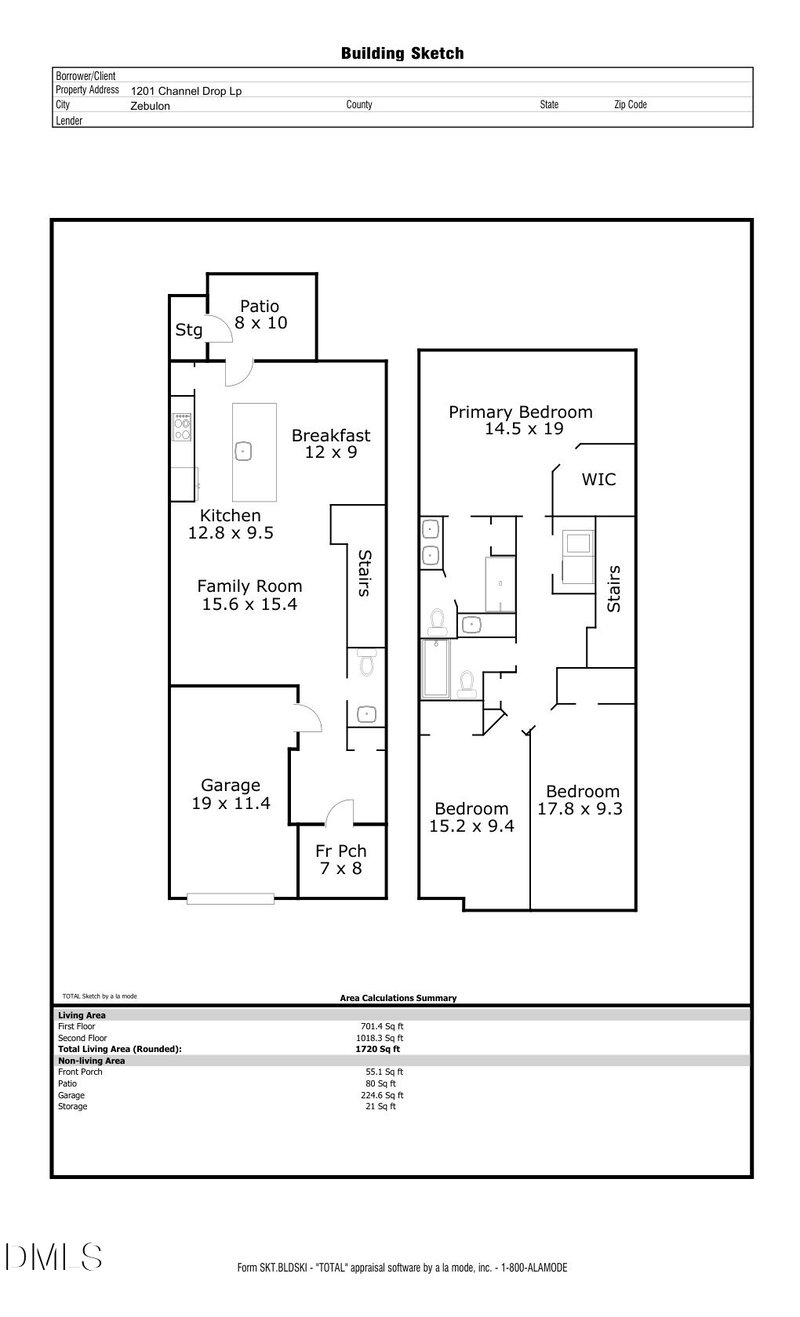 1201 Channel Drop Loop, Zebulon, NC 27597