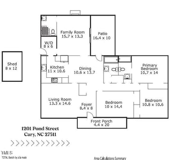 1201 Pond St, Cary, NC 27511