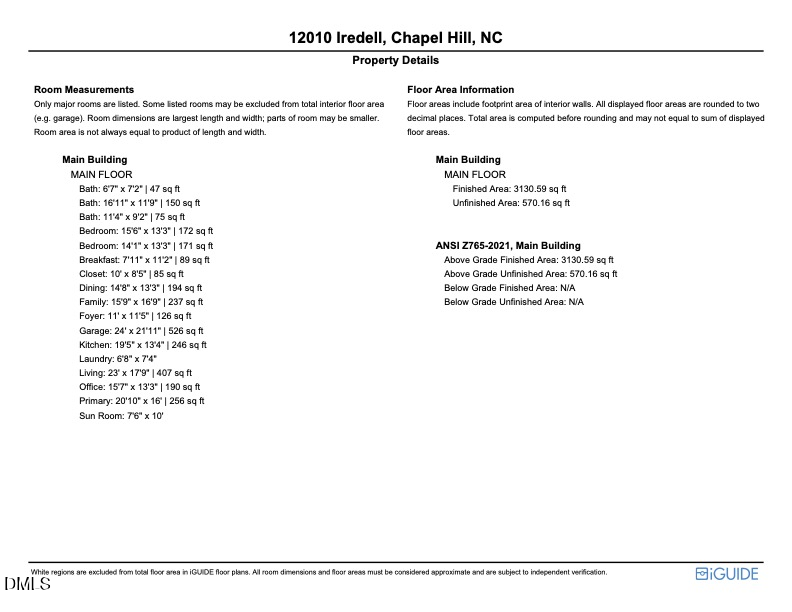 12010 Iredell , Chapel Hill, NC 27517