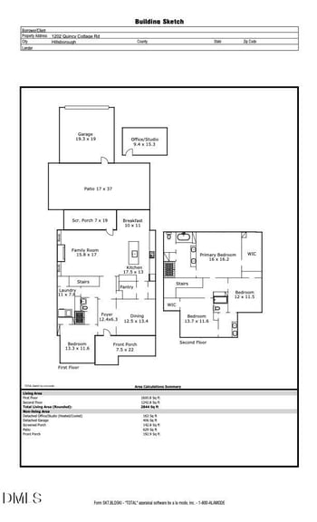 1202 Quincy Cottage Rd, Hillsborough, NC 27278