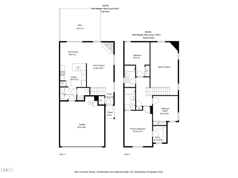 1204 Meadow Moss Ct, Raleigh, NC 27613