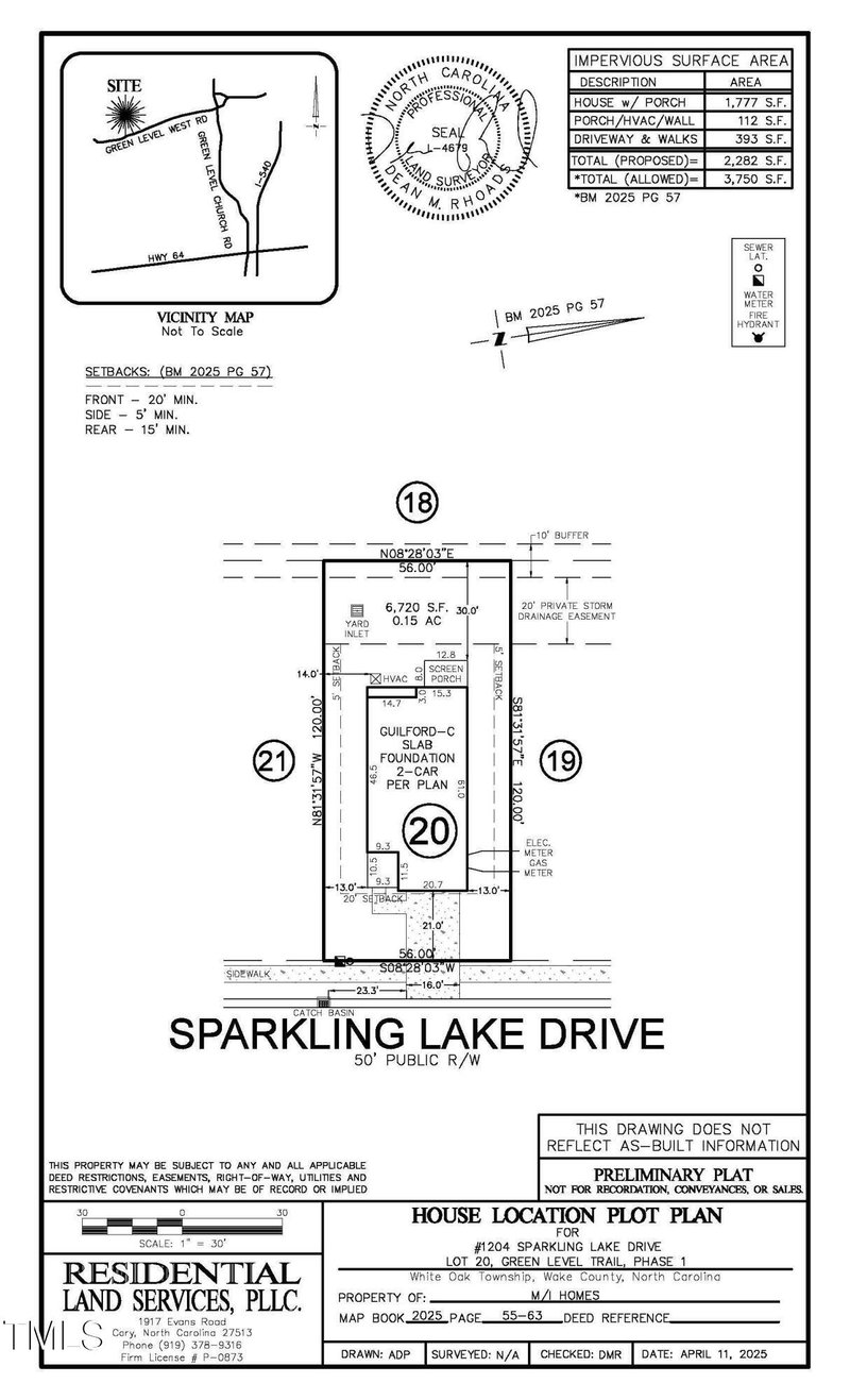1204 Sparkling Lake Dr Lot 20, Apex, NC 27523