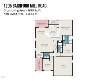 1205 Barnford Mill Rd, Wake Forest, NC 27587