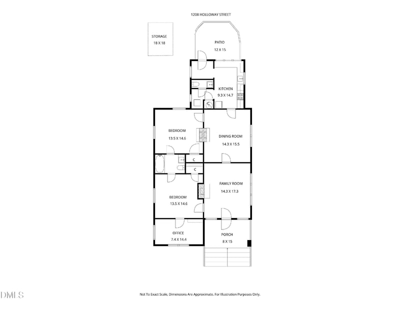 1208 Holloway St, Durham, NC 27701