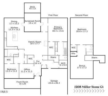 1208 Miller Stone Ct, Raleigh, NC 27603