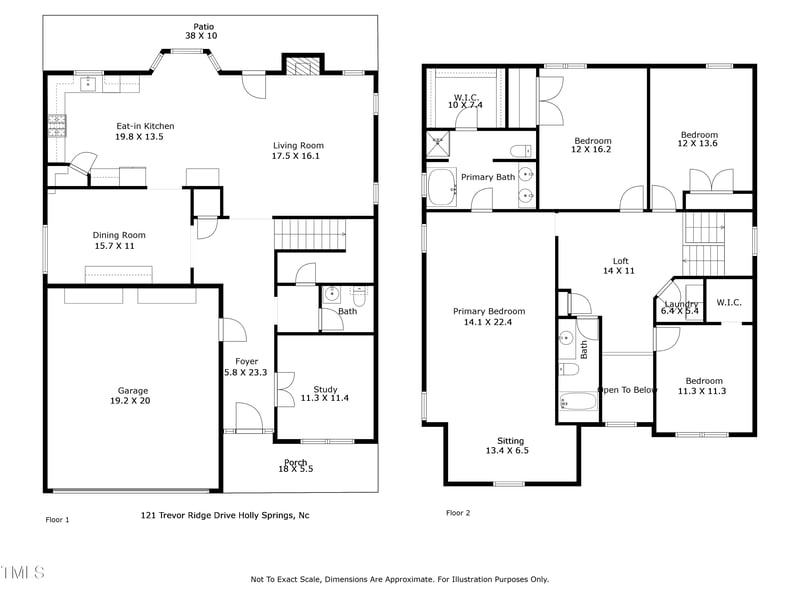 121 Trevor Ridge Dr, Holly Springs, NC 27540