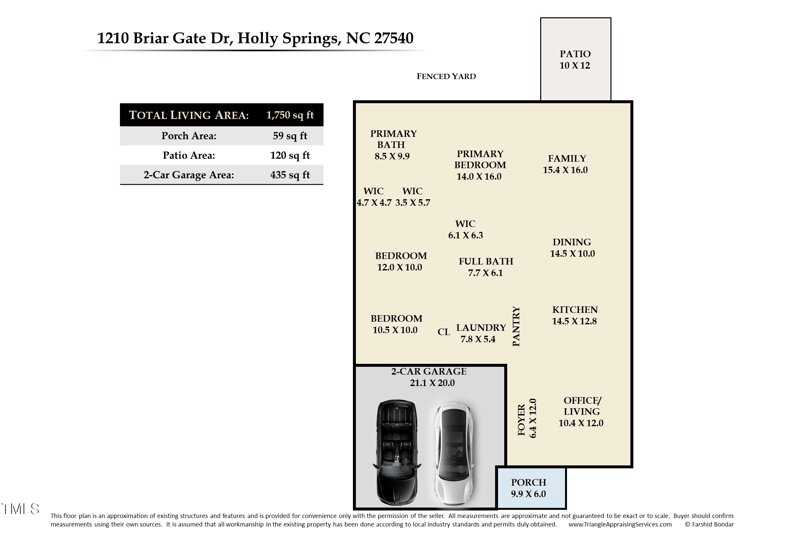 1210 Briar Gate Dr, Holly Springs, NC 27540