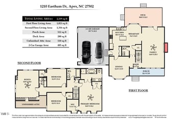 1210 Eastham Dr, Apex, NC 27502