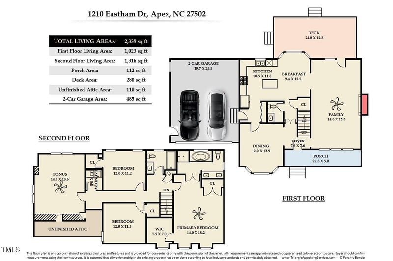 1210 Eastham Dr, Apex, NC 27502