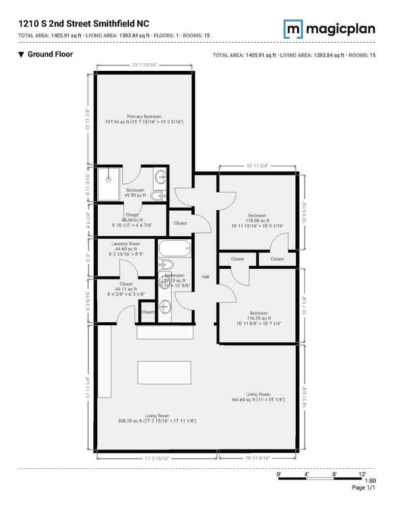 1210 S Second St, Smithfield, NC 27577