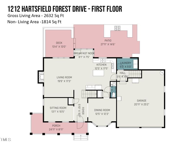 1212 Hartsfield Forest Dr, Wake Forest, NC 27587
