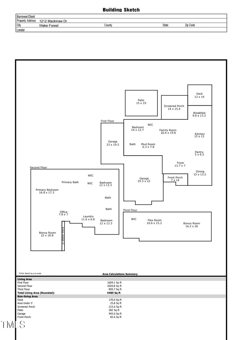 1212 Mackinaw Dr, Wake Forest, NC 27587