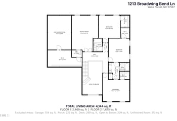 1213 Broadwing Bend Ln, Wake Forest, NC 27587