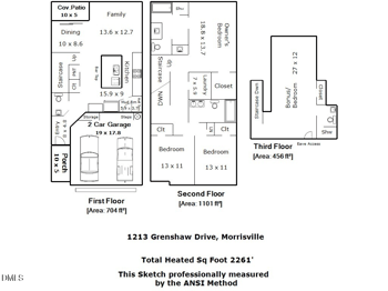 1213 Grenshaw Dr, Morrisville, NC 27560