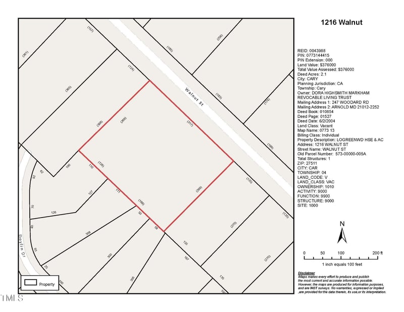 1216 Walnut St, Cary, NC 27511