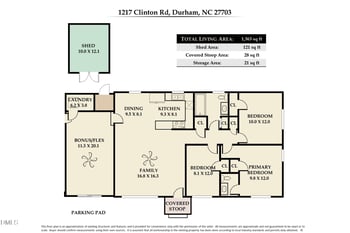 1217 Clinton Rd, Durham, NC 27703