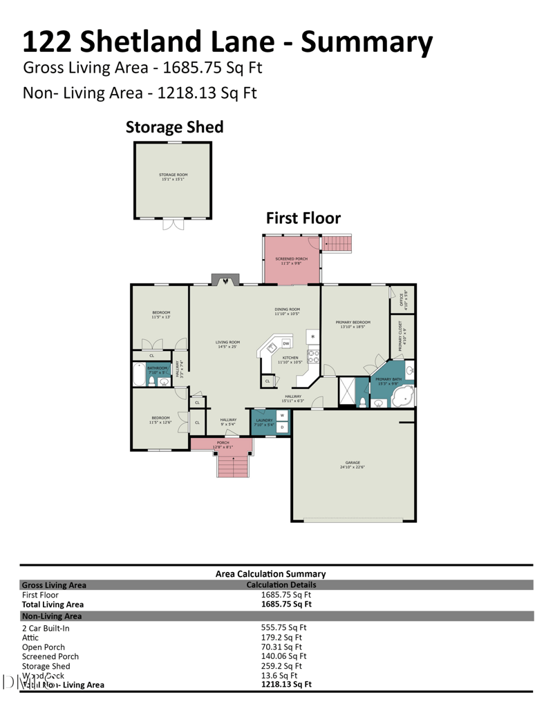 122 Shetland Ln, Smithfield, NC 27577