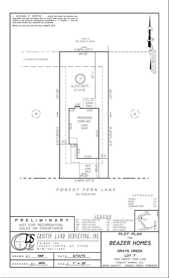 1220 Forest Fern Ln, Fuquay Varina, NC 27526
