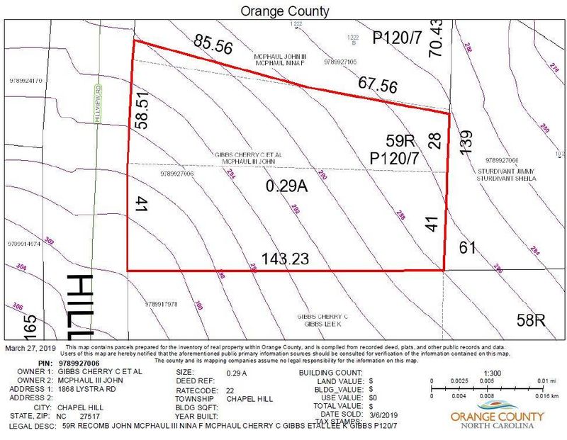 1220 Hillview Rd Lot 59R, Chapel Hill, NC 27514