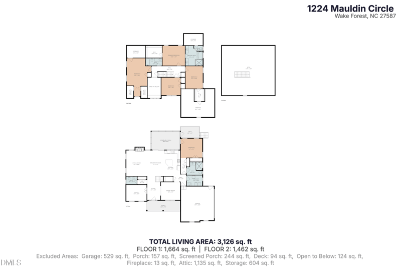 1224 Mauldin Cir, Wake Forest, NC 27587
