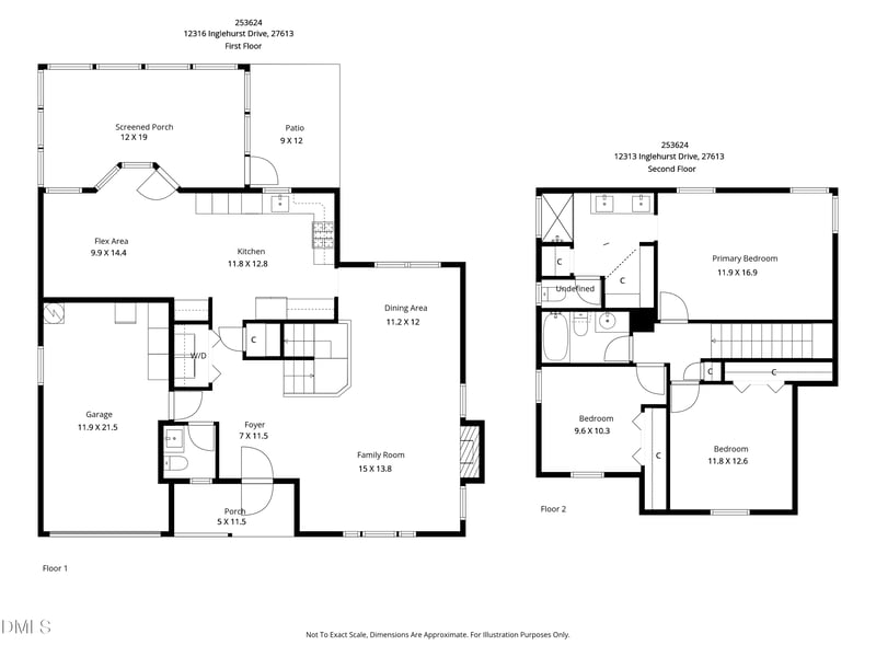 12316 Inglehurst Dr, Raleigh, NC 27613