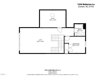 1234 Ballerina Ln, Durham, NC 27703