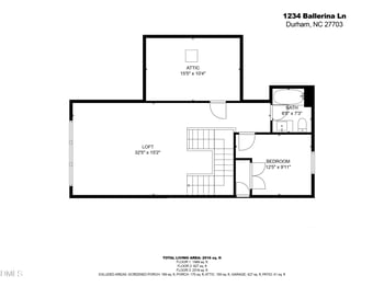 1234 Ballerina Ln, Durham, NC 27703