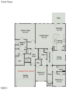 1234 Cheshire Downs Ct Lot 6, Smithfield, NC 27577