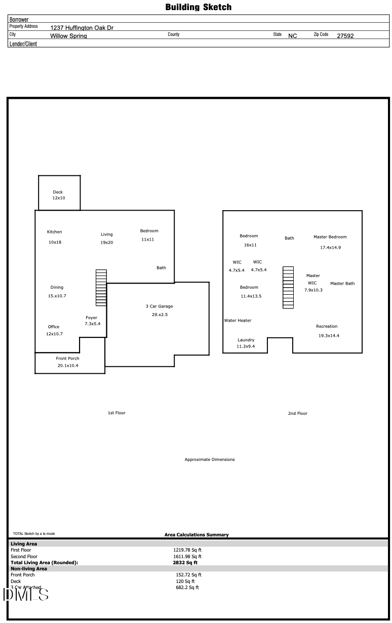 1237 Huffington Oak Dr, Willow Springs, NC 27592