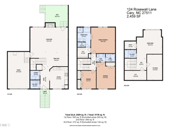 124 Rosewall Ln, Cary, NC 27511