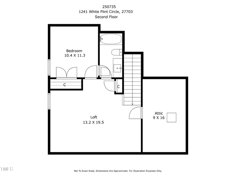 1241 White Flint Cir, Durham, NC 27703