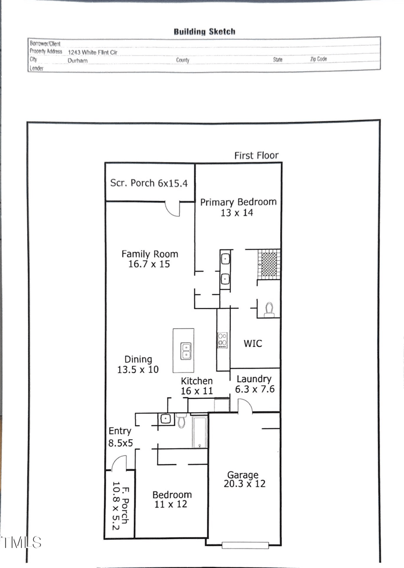 1243 White Flint Cir, Durham, NC 27703