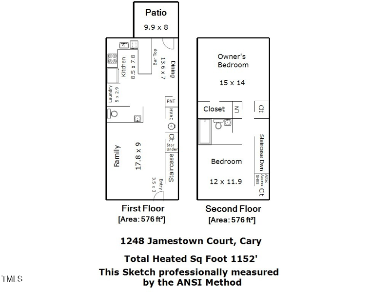 1248 Jamestown Ct, Cary, NC 27511
