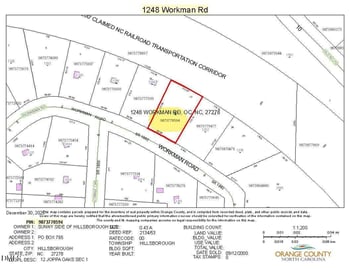 1248 Workman Rd Lot 12, Hillsborough, NC 27278