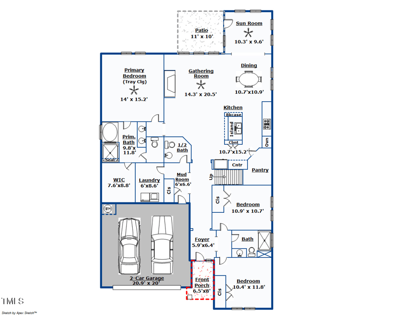 125 Alumroot Rd, Holly Springs, NC 27540