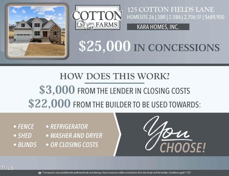 125 Cotton Fields Ln Lot 26, Fuquay Varina, NC 27526