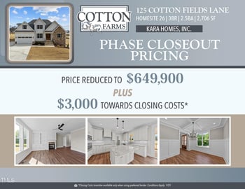 125 Cotton Fields Ln Lot 26, Fuquay Varina, NC 27526