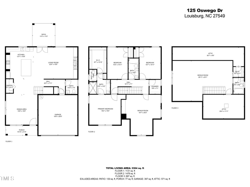 125 Oswego Dr, Louisburg, NC 27549