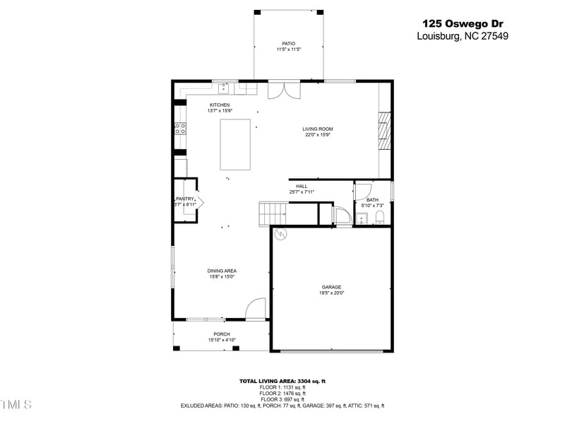 125 Oswego Dr, Louisburg, NC 27549