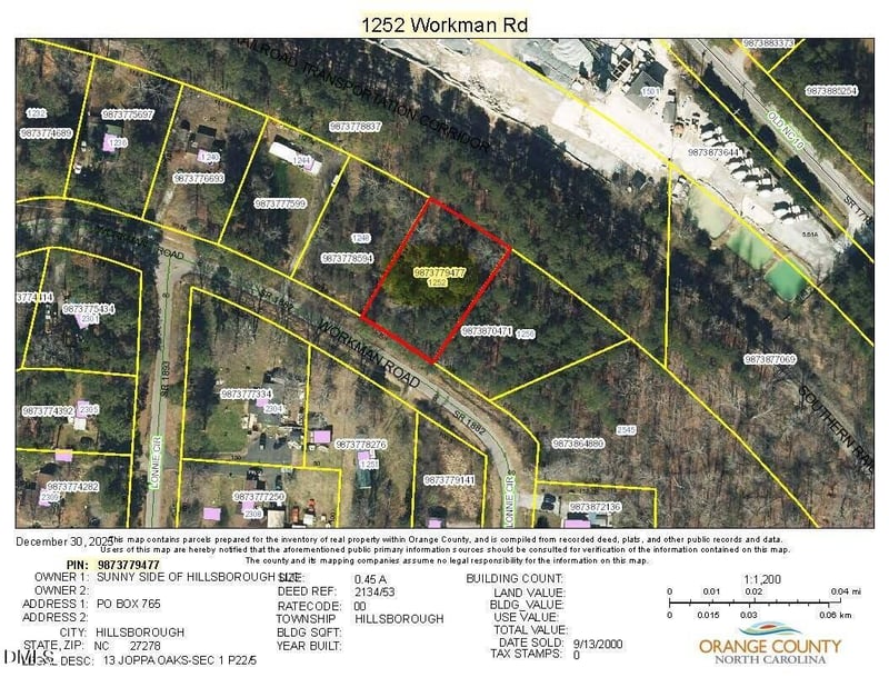 1252 Workman Rd Lot 13, Hillsborough, NC 27278