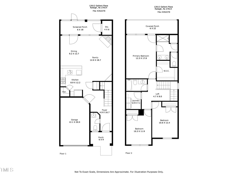 12612 Gallant Pl, Raleigh, NC 27614