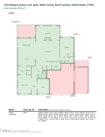 1265 Meadow Queen Ln, Apex, NC 27502