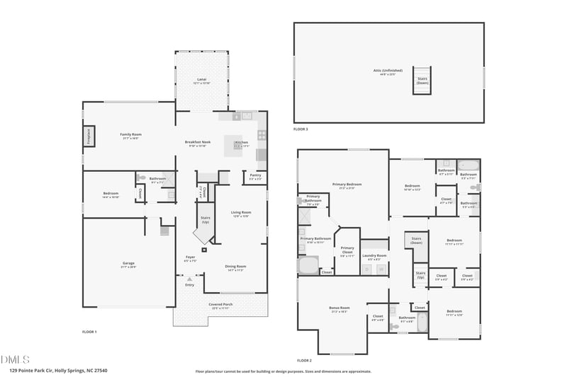 129 Pointe Park Cir, Holly Springs, NC 27540