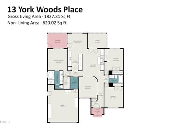 13 York Woods Pl, Durham, NC 27705
